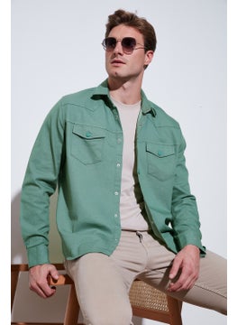 Buratti Cotton Regular Fit Double Pocket Shirt Men's SHIRT CF24W116927  - Image 1