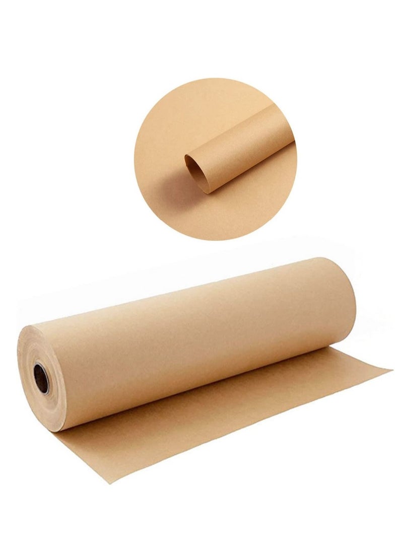 Rubik Art Kraft Paper Roll 30cm x 100f (30meter) Packing Roll Recyclable Paper For Gift Wrapping Decoration Flower Parcel Packaging Shipping (Brown)  - Image 4