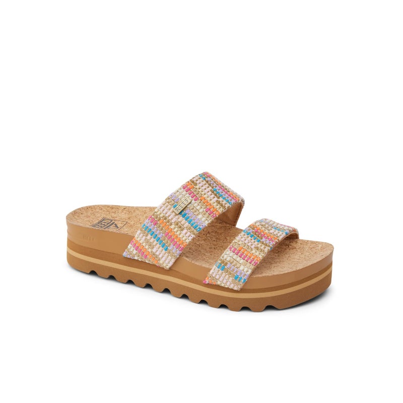 REEF Cushion Vista Hi Womens Platform Fashion Sandal, Arch Support, Ultra Soft Cushion Footbed, Beachy Woven, 6 - Image 4