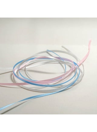 6pcs, 0.12 inch x 45 yards (Total 270 yards), Cake Flower Ribbon Tie, Butterfly DIY Headband Material, Wave Curl Packaging Tie, Fishtail Yarn Woven Satin Floating Color Ribbon For Room Decoration, Wedding Party Decoration Ribbon, Unique Gift Box Tie Ribbon - view 3