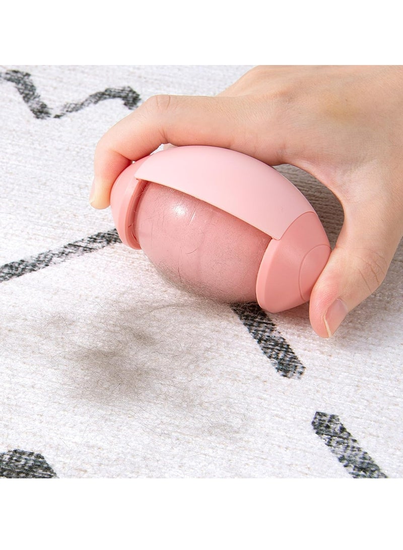 Loquat Reusable Washable Lint Roller Ball, Sticky Pet Hair Removal Tool for Clothes Beds, Sofas and More(Pink) - Image 3