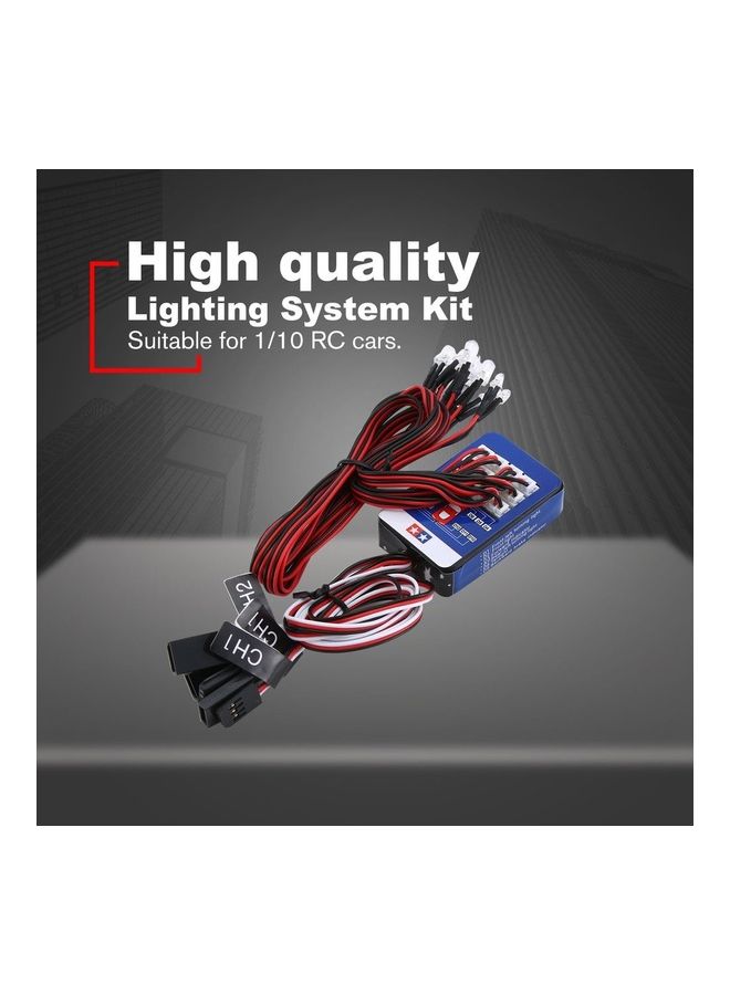 NIBEMINENT 12 LED Lightning System Kit For RC Car  - Image 1