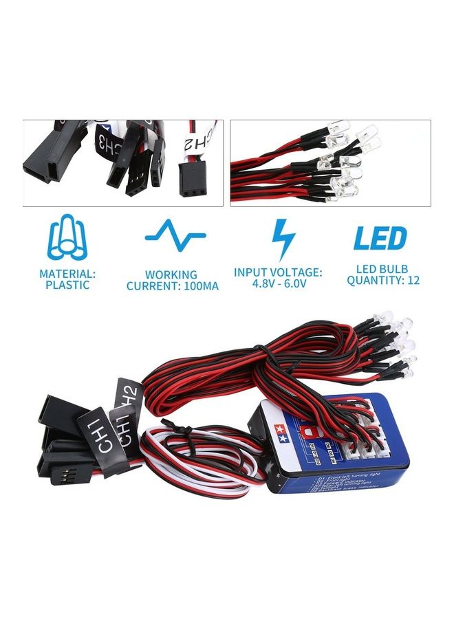 NIBEMINENT 12 LED Lightning System Kit For RC Car  - Image 3