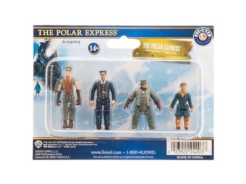 Lionel Warner Brothers The Polar Express Four Piece Miniature People Pack Model Train Accessory (624203) - Image 4