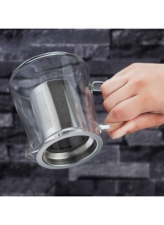 Mash Mash 950ml Glass Tea Pot Borosilicate Glasses Teapot Loose Leaf Tea Kettle Heat Resistant Clear with Infuser Strainer for Microwavable and Stovetop Safe  - Image 5