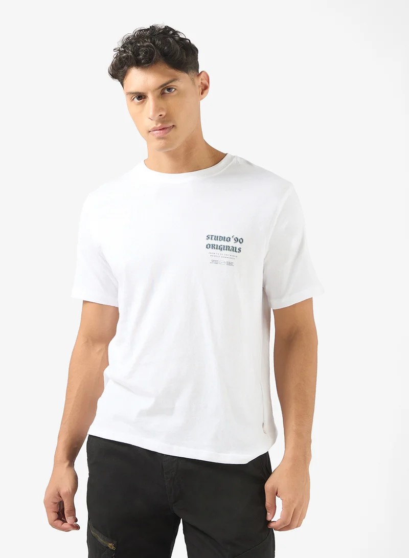 JACK & JONES Graphic Crew Neck T-Shirt