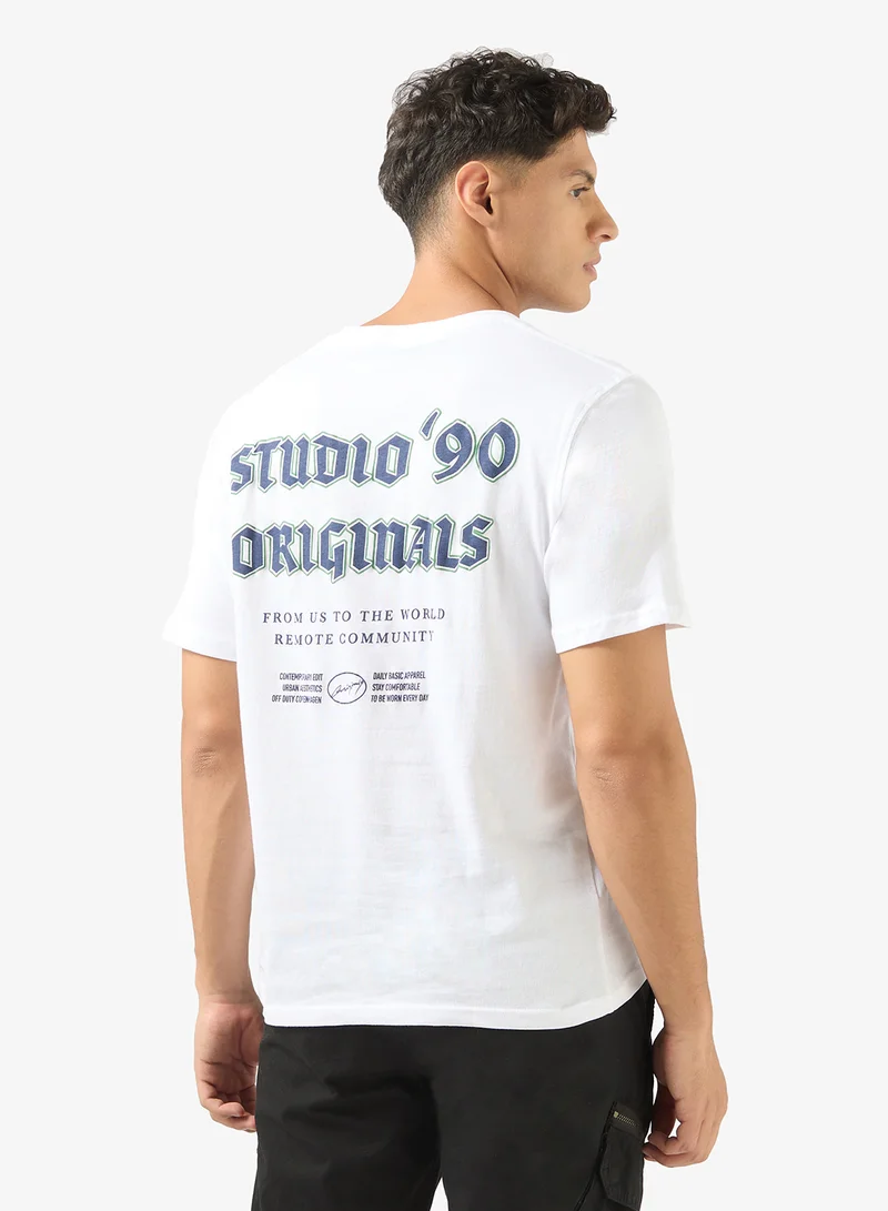JACK & JONES Graphic Crew Neck T-Shirt