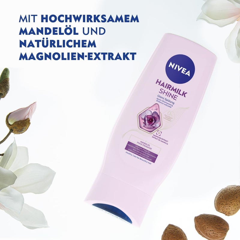 Nivea Hair Milk Natural Shine Mild Conditioner 200 ml - Image 2