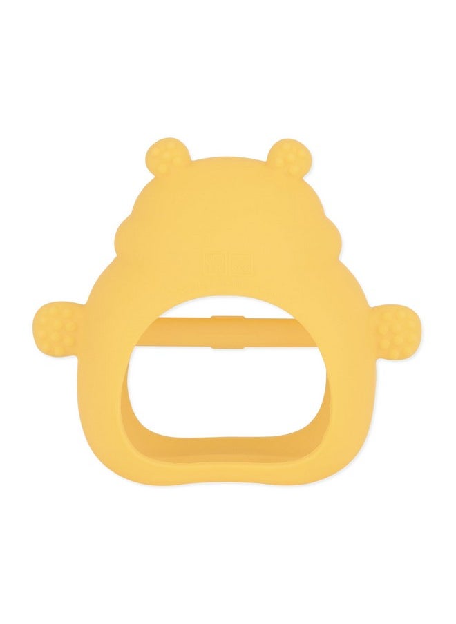 BUMKiNs - Disney Baby Silicone Undroppable Teething Mitt, Freezer Toy Teether Keys, Soft Flexible Platinum Silicone Pacifier To Chew, Cool Teether Gum Relief, Essential Babies 3 Months, Winnie The Pooh - Image 1