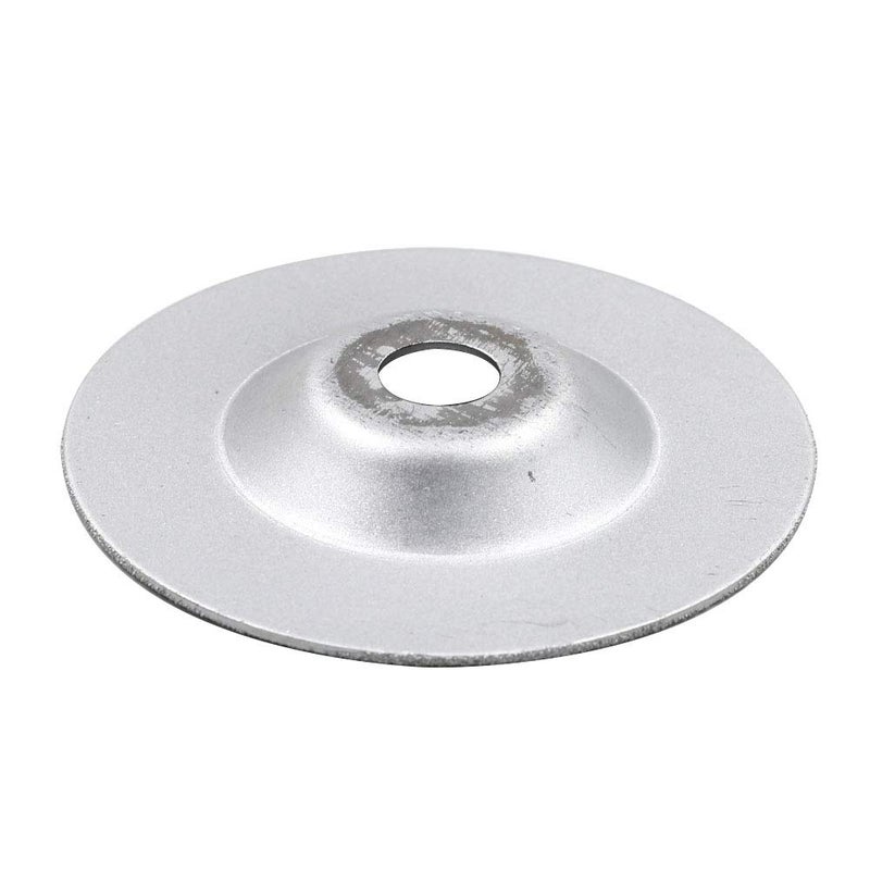 LDEXIN 4 Inch Diamond Grinding Cup Wheel for Granite Marble Iron Steel Masonry Convex Vacuum Brazed Grinding Disc Fits 5/8 Inch Arbor - Image 2