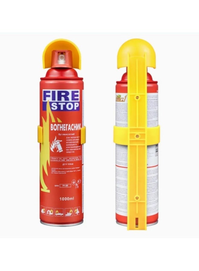 FIRE STOP Portable Car Fire Extinguisher Spray 1000ml with Holder – Emergency Fire Stop Safety Aerosol for Vehicle, Home & Office - Image 4