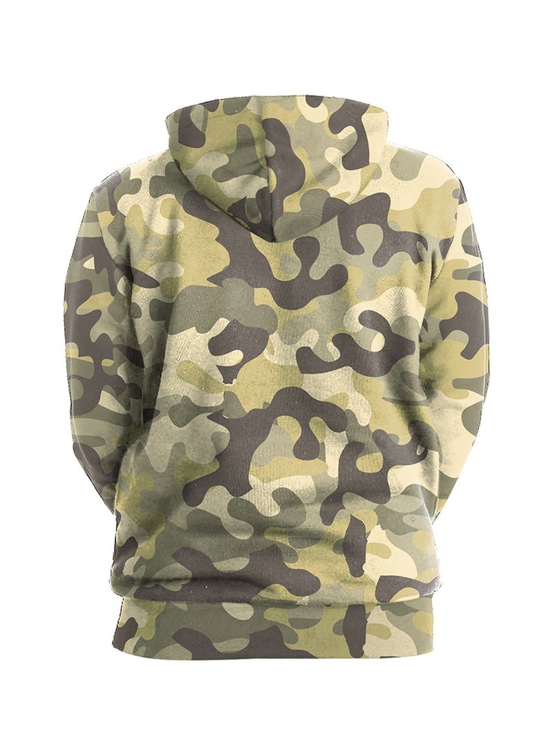 Loquat Hip-hop Punk Digital Printed Oversized Hoodie - Image 2