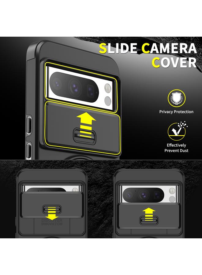 اس-توب جراب لهاتف Google Pixel 9 Pro XL مزود بحلقة منزلق وحامل كاميرا - Image 5