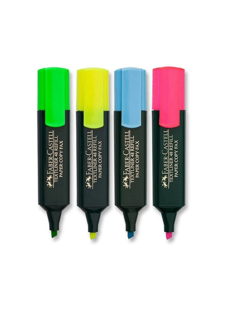 FABER-CASTELL - HIGHLIGHTERS SET OF 4 COLORS - Image 1
