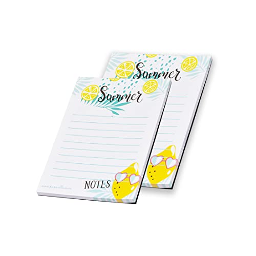 COI Small Writing Pads Notepads, To Do List Planner Journal Organizer Office Stationery Items Gifts For School Kids, Set Of 4, 100 Pages - Image 2