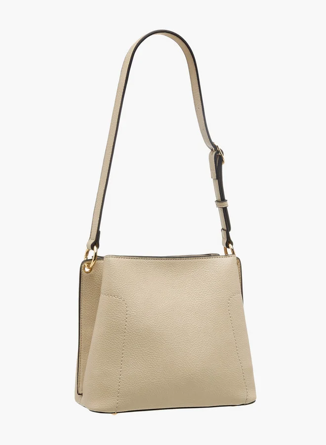 فلورا بيلا من شو إكسبرس حقيبة كتف صلبة بحزام قابل للتعديل