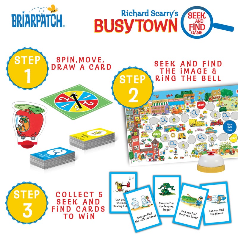 Briarpatch, Richard Scarry's Busytown Seek and Find Game, Based on Early Reader Books for Preschool, Kindergarten and 1st Grade - Image 4
