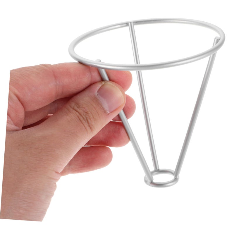Metal Triangular Avocado Seed Starter Rack For Hydroponic Bottle Organizer Dual Ring Base - Image 5