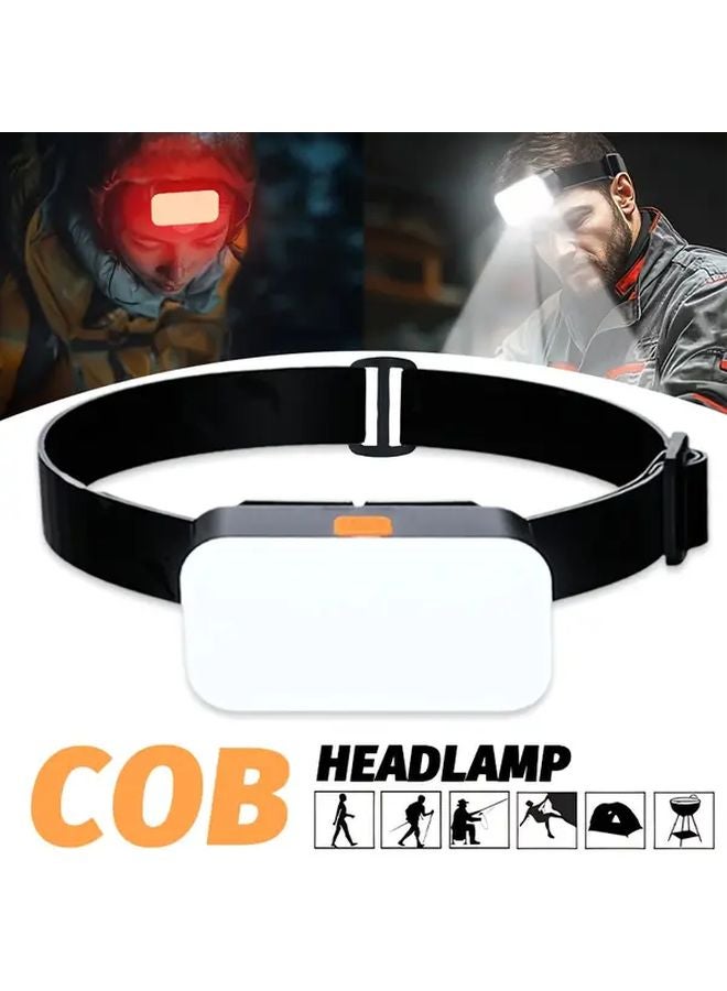 USB C Rechargeable COB Headlamp 4 Modes Adjustable Headlight for Camping Hiking - Image 3