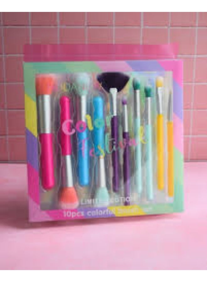 1- Set de brochas City girl #citygirls  2- Set de Brochas Dorada x10  3- Set deBrocha color festival #colorfestival  4- Ser se Brochas x5 ( disponible en colores flúor ) ROSA - FUCCIA - VERDE - AMARILLO - NARANJA - CELESTE  5- Set de brochas diamond - Image 1