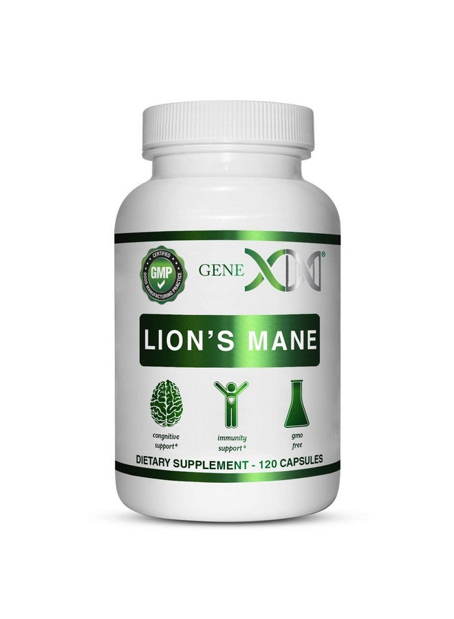 Genex Formulas Genex Lions Mane Supplement For Brain Boosting Mental Clarity Focus Natural Energy Nootropics Brain Support Supplement With 100% Lions Mane Extract 1000Mg/Serving (60 Capsule) - Image 2
