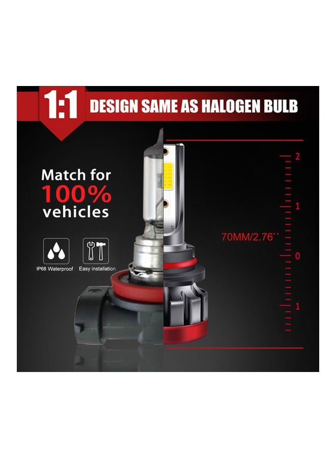 MUNTAQI 2-Piece LED Fog Light Bulbs - Image 4