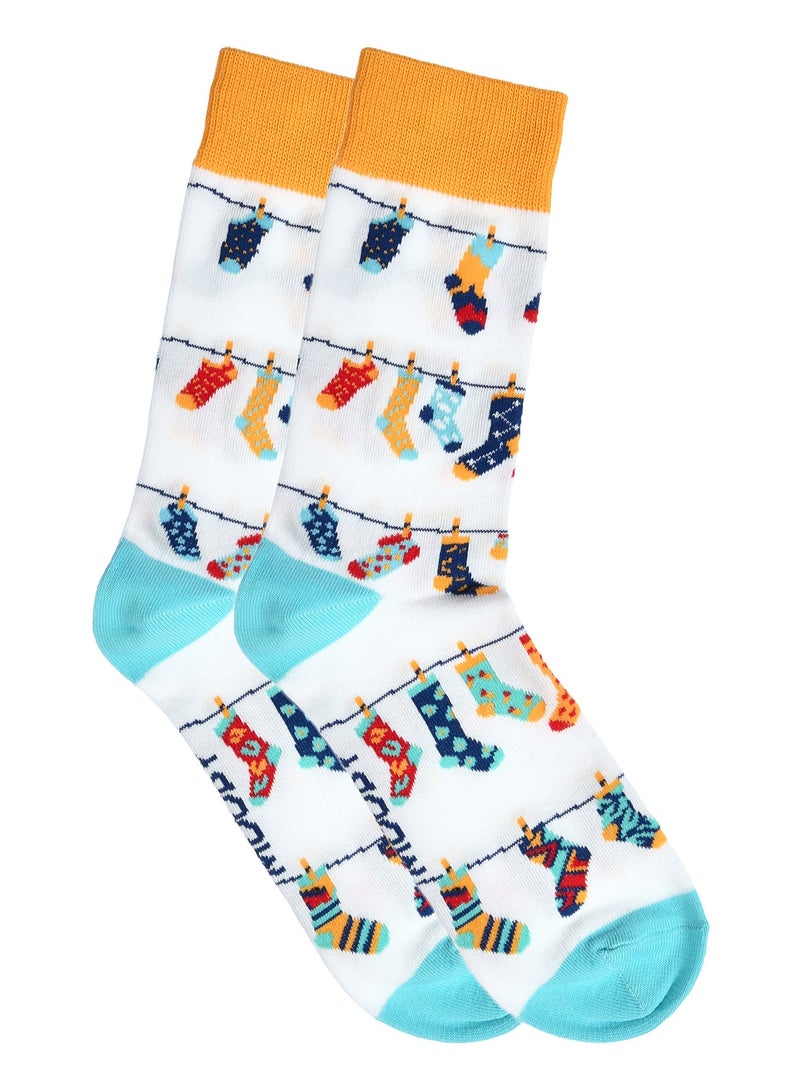 MOODY SOCKS Moody's Men Weheart Socks MF-7306-P3 Soft Cotton Crew Socks (Pack of 3, Mixed Colors) 40-45 (EU).  - Image 4