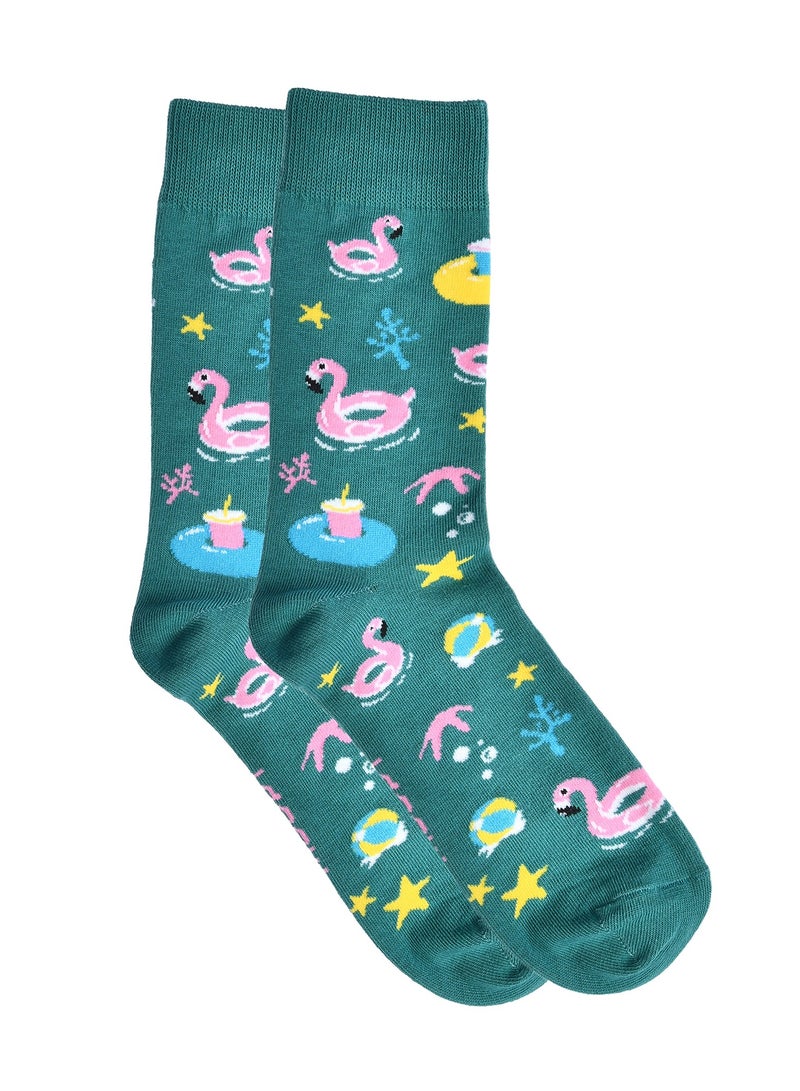 MOODY SOCKS Moody's Men Weheart Socks MF-7306-P3 Soft Cotton Crew Socks (Pack of 3, Mixed Colors) 40-45 (EU).  - Image 5