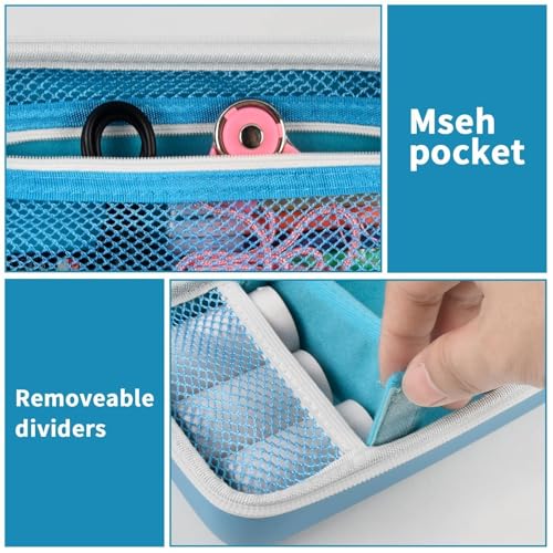 Grapsa Case Compatible with ESOXOFFORE for Dylanto for Anchioo for WEEFUN for GKTZ for Amzelas for Mafiti Instant Print Camera for Kids, Film Camera Storage Holder Organizer Bag (Box Only)- Blue - Image 4