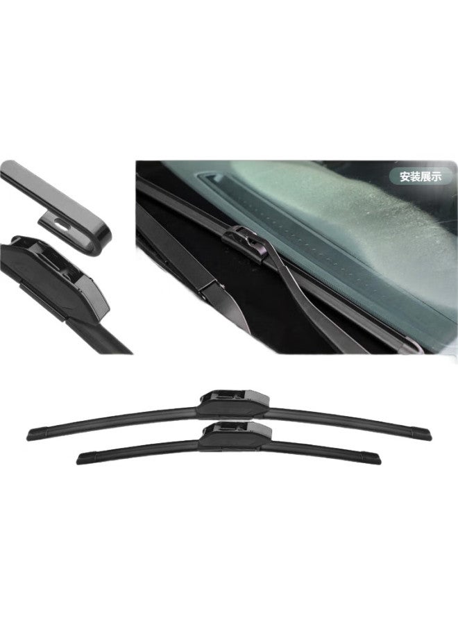 XUFENG Car Accessories (Xufeng) Dongfeng Honda Xrv Front And Rear Wiper Blades, 2015 Models, Dedicated Rear Window Wipers, Original Equipment, Front And Rear Set - Image 2