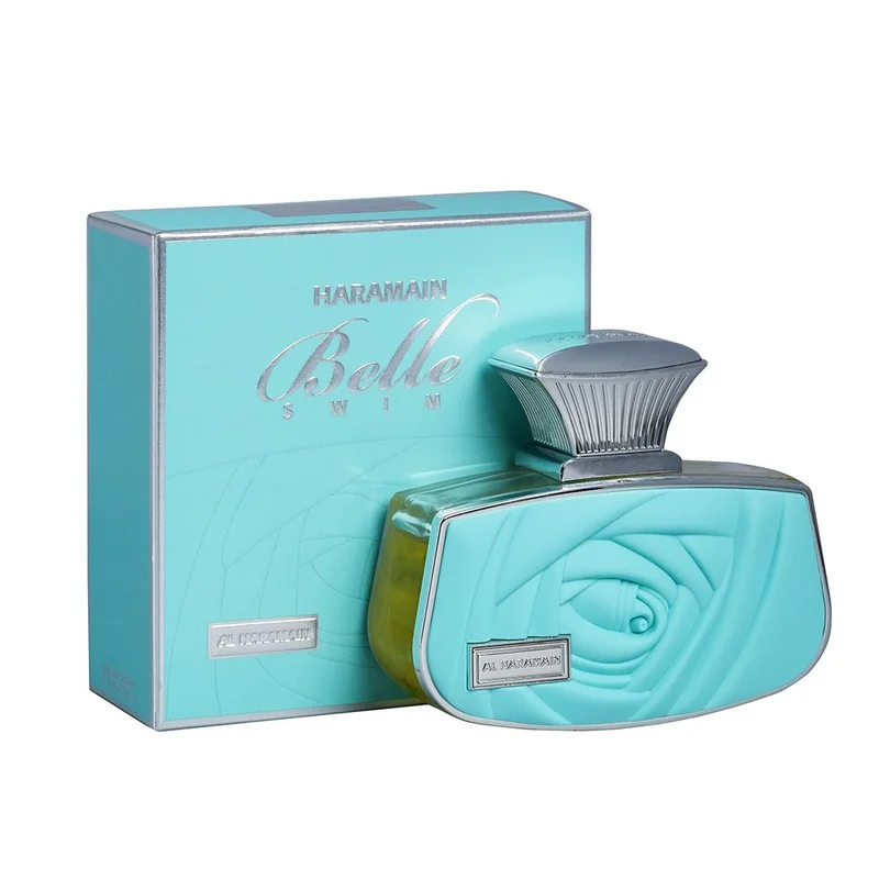 Al Haramain Al Haramain Belle Swim Eau De Parfum, 75ml, Citrus Fragrance, Turquoise