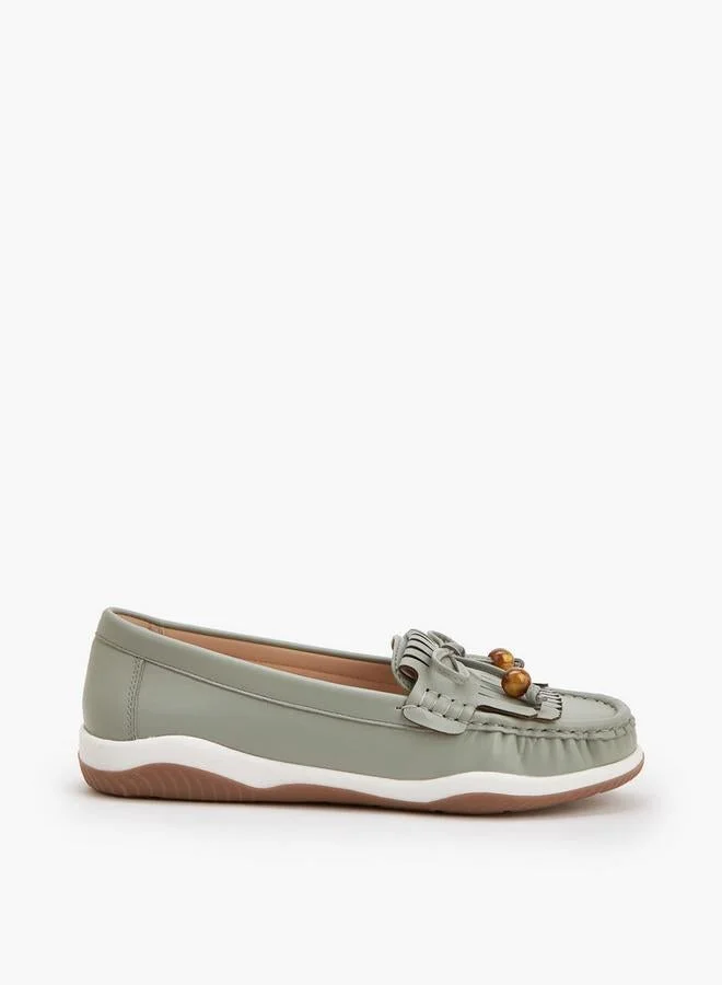 Le Confort Women Fringe Detail Loafers