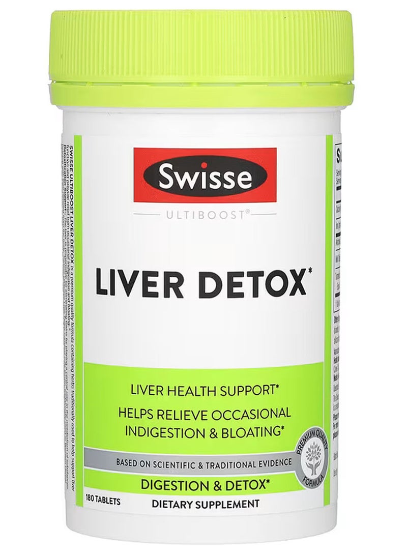 Swisse Liver Detox, 180 Tablets - Image 1