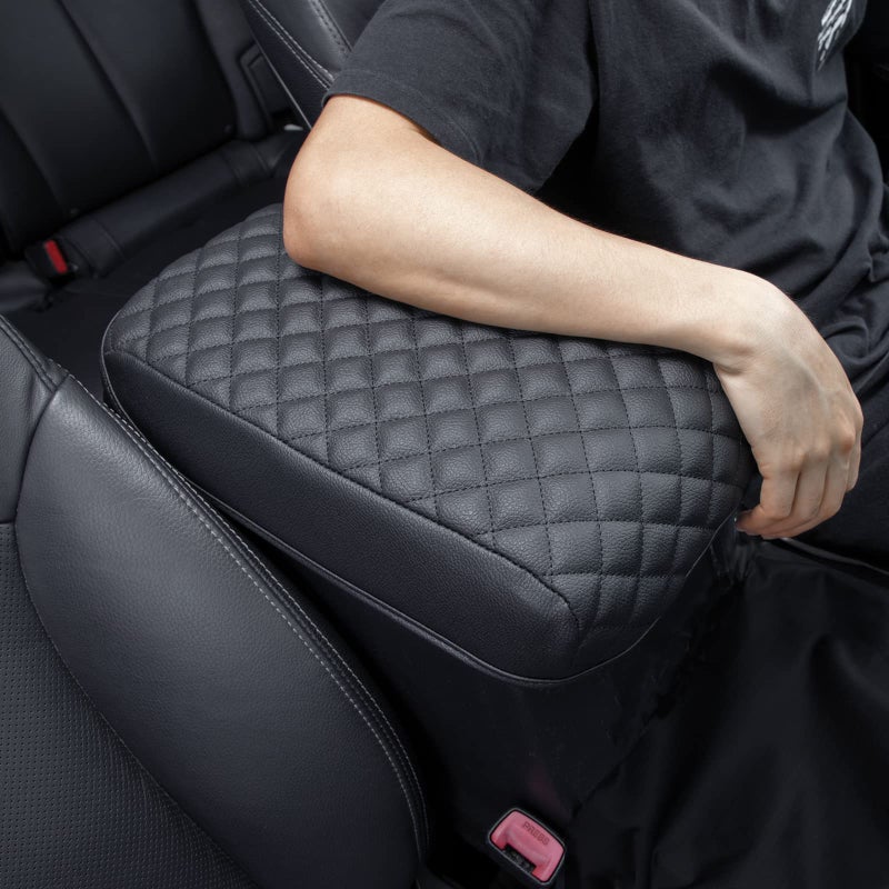 JKCOVER Center Console Armrest Cover Compatible with Toyota 4Runner 20102022 2023 2024 Truck Accessories Premium PU Leather Cushion Protector Black