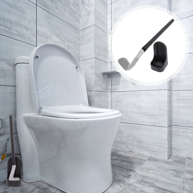 🚽 فرشاة تنظيف الحمام بتصميم يجف بسرعة لتنظيف عميق وصحة مثالية - Image 1