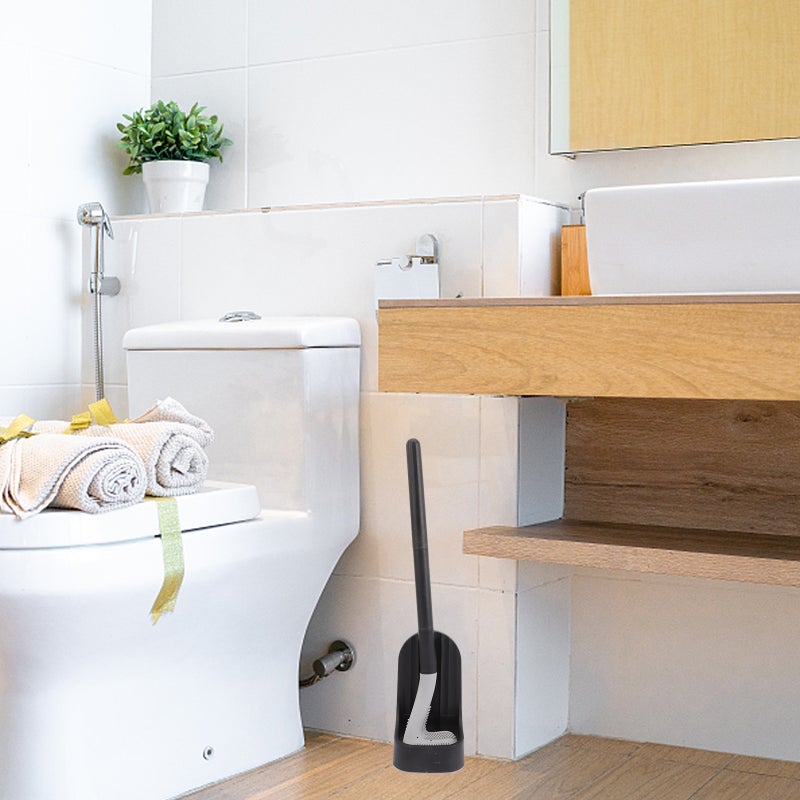 🚽 فرشاة تنظيف الحمام بتصميم يجف بسرعة لتنظيف عميق وصحة مثالية - Image 3