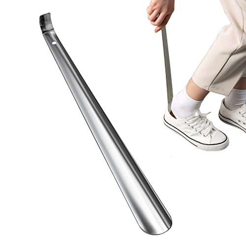 Harniruco Shoe Horn Long Handle Metal - Shoe Horn for Men Women Kids Seniors,16.5" Long Shoe Horns for Boots,or Extra Long Shoe Horns - Image 1
