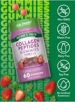 Nature's Truth, Beauty Collagen Gummies, Types 1 + 3, Natural Strawberry, 60 Gummies - pzsku/ZD2D700F15798CC6B1482Z/45/_/1735663177/2a33336a-9c7c-41d2-9484-23a369fb8ae6