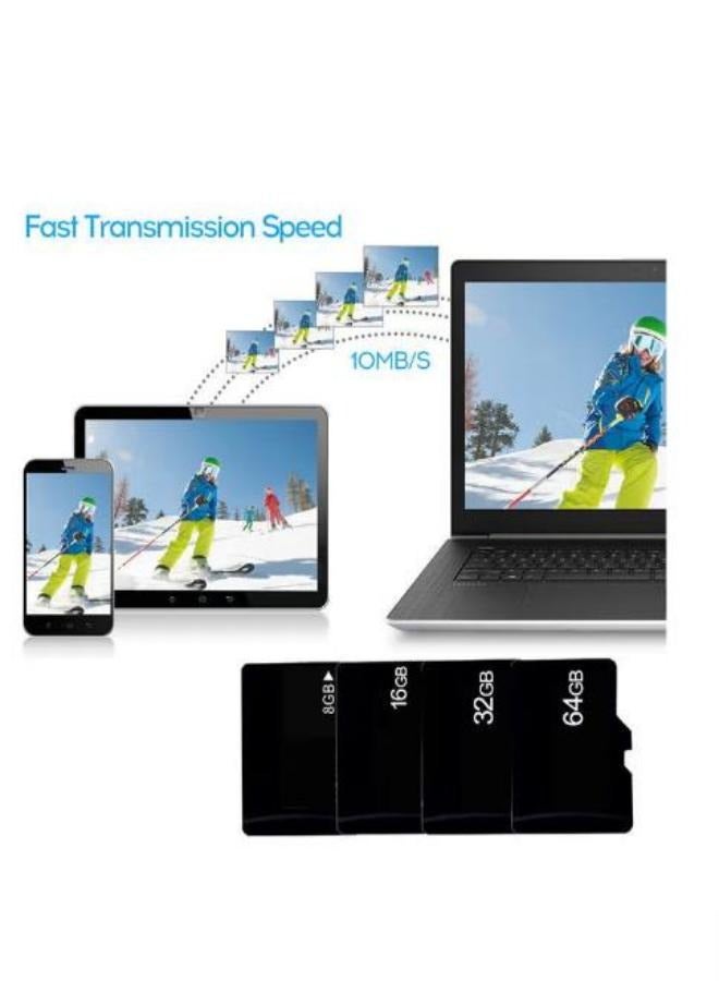 32g Storage Card Children's Digital Camera Storage Card Camera Specific Micro Sd Card Full Hd Fast Transmission Speed Strong Compatibility Large Storage Space Black - Image 3