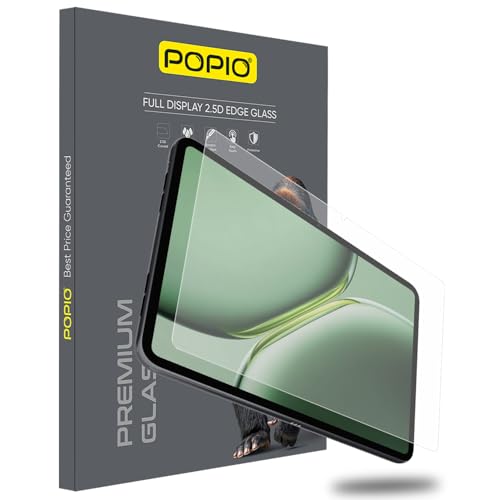 POPIO Militray Grade Tempered Glass Screen Protector for OnePlus Pad Go 11.35 inch | 9H Hardness, HD Clear, Scratch Resistant, Bubble-Free Installation (1 Pack) - Image 1