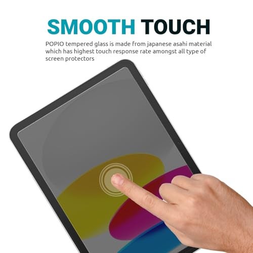 POPIO Militray Grade Tempered Glass Screen Protector for OnePlus Pad Go 11.35 inch | 9H Hardness, HD Clear, Scratch Resistant, Bubble-Free Installation (1 Pack) - Image 2