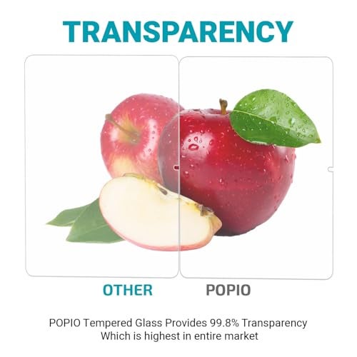 POPIO Militray Grade Tempered Glass Screen Protector for OnePlus Pad Go 11.35 inch | 9H Hardness, HD Clear, Scratch Resistant, Bubble-Free Installation (1 Pack) - Image 3
