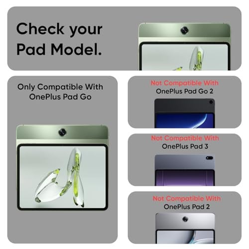 POPIO Militray Grade Tempered Glass Screen Protector for OnePlus Pad Go 11.35 inch | 9H Hardness, HD Clear, Scratch Resistant, Bubble-Free Installation (1 Pack) - Image 5