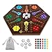 Medikaison Wahoo Marble Board Game 4 and 6 Players 2 Sided Painted Thicken Wood Board Game for Family Friends Party - Image 2