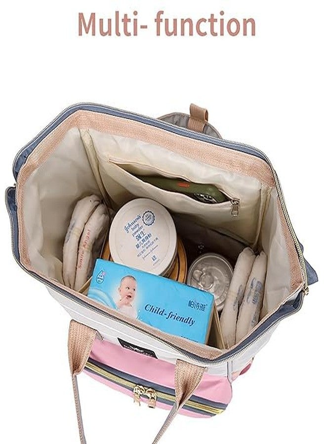 Baby Diaper Bags for Mothers, Maternity Travelling Backpacks for Newborn Baby, Large Capacity Stylish Water Resistant Hospital Bag with Multi Compartments (Baby Purple) - Image 4