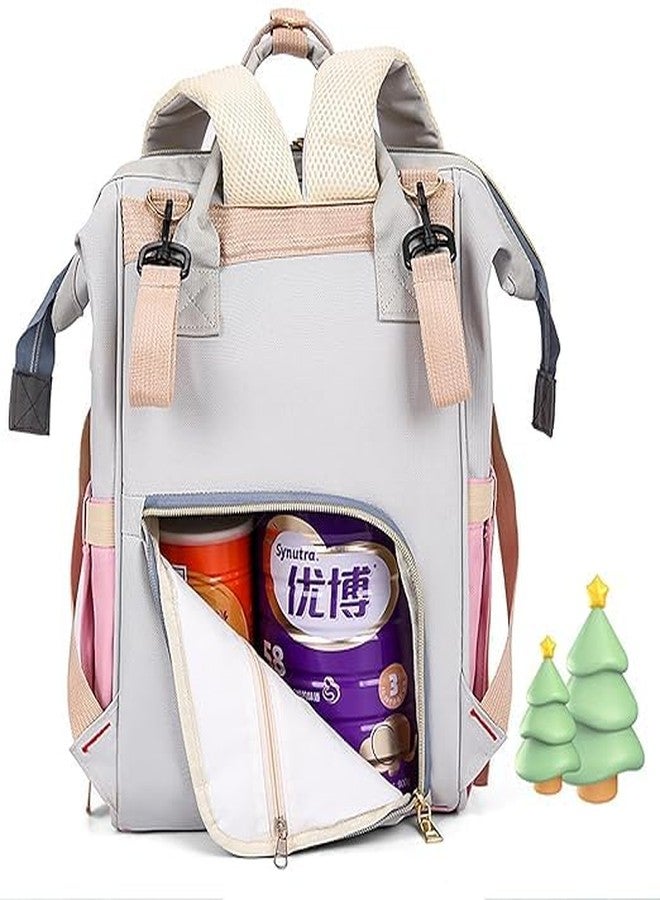 Baby Diaper Bags for Mothers, Maternity Travelling Backpacks for Newborn Baby, Large Capacity Stylish Water Resistant Hospital Bag with Multi Compartments (Baby Purple) - Image 5
