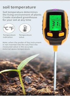 General 5-in-1 Soil Moisture Meter for Plant Temperature/Soil Moisture/PH Meter/Sunlight Intensity/Ambient Humidity Soil Tester for Gardening, Agriculture, Indoor and Outdoor Plants  - Image 4