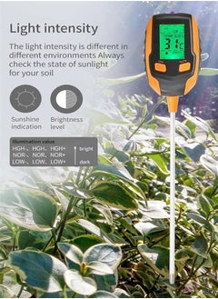 General 5-in-1 Soil Moisture Meter for Plant Temperature/Soil Moisture/PH Meter/Sunlight Intensity/Ambient Humidity Soil Tester for Gardening, Agriculture, Indoor and Outdoor Plants  - Image 5