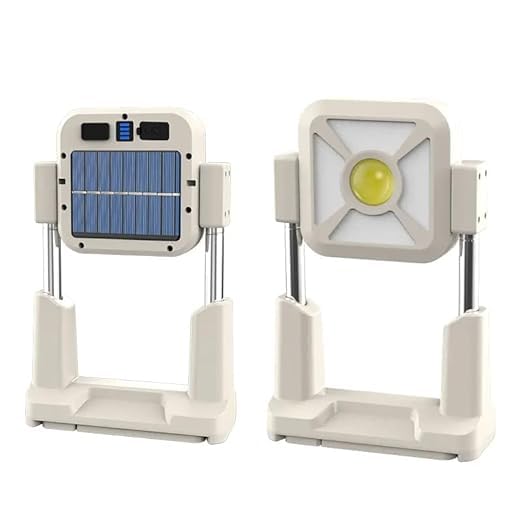 MIXEN 100W COB Rechargeable Work Light 10000LM Cordless LED Work Lights Waterproof Portable Flood Light with Stand for Outdoor Camping Garage Car Repairing Workshop Job Site Lighting - Image 1