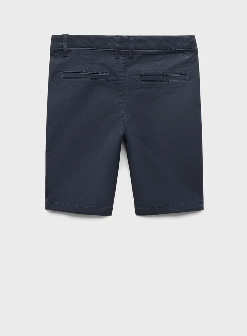 MANGO Kids Essential Chino Shorts